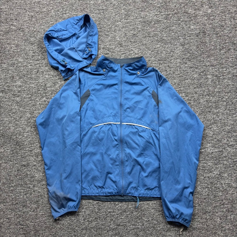 Vintage 2000s Nike ACG Technical Windbreaker Full-Zip Jacket Blue Size Large - Picture 2 of 8